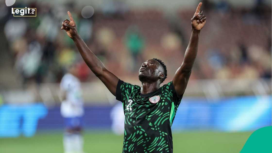 Sevilla, Akor Adams, Nigeria, Gabon, 2026 FIFA World Cup playoff, Football. Sevilla, Akor Adams, Nigeria, Gabon, 2026 FIFA World Cup playoff, Football.