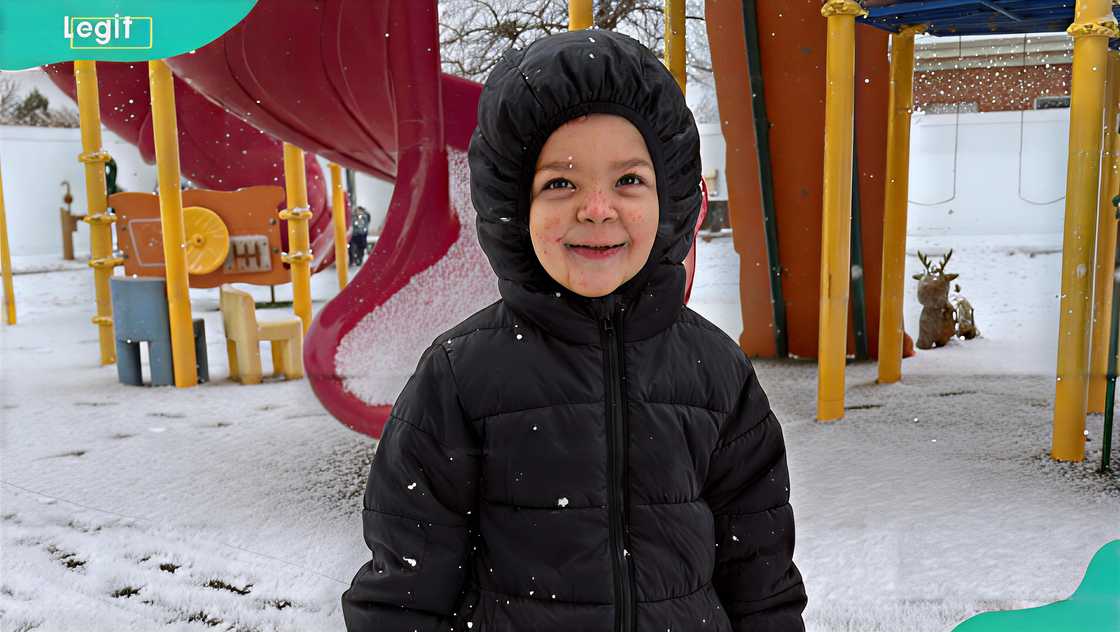 Kailyn's son, Rio at an indoor play center