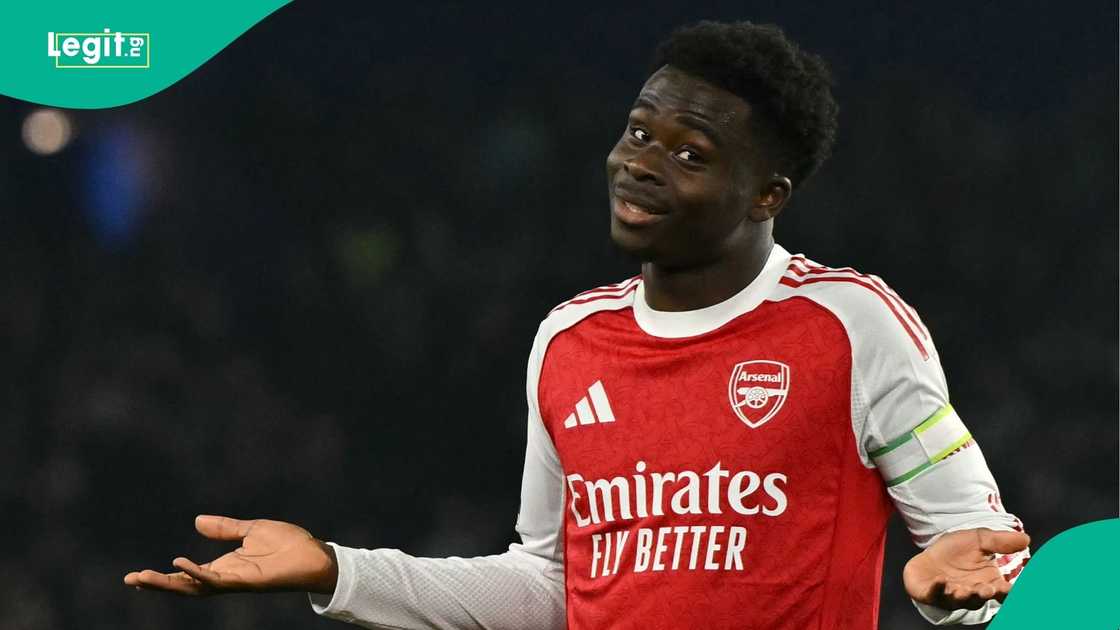 Bukayo Saka, Arsenal, Brighton and Hove Albion, Premier League, Football, Europe.