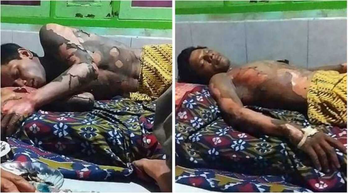 Mata ta kone mijinta kurmus saboda ya ki yarda ta duba wayarsa, hoto Mata ta kone mijinta kurmus saboda ya ki yarda ta duba wayarsa, hoto