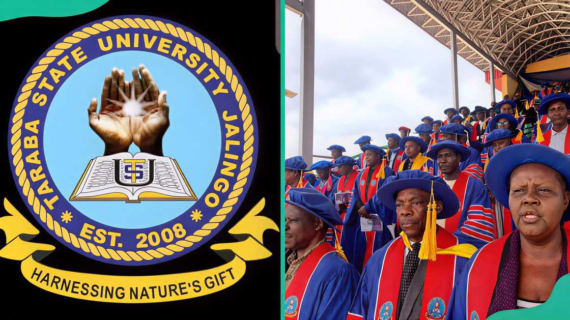 Taraba State University logo and Taraba State University graduates