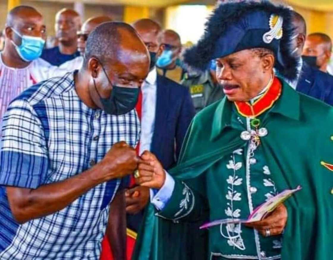 Soludo and Obiano Soludo and Obiano