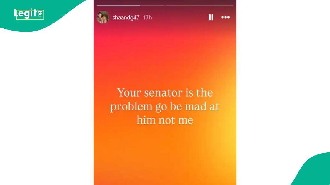 Leshaan Dagama reacts to backlash from private jet video with Adams Oshiomole.