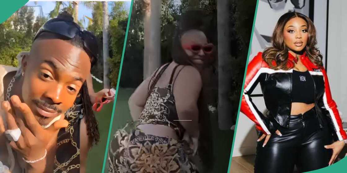 Young Jonn and Davido’s cousin Adenike hang out Young Jonn and Davido’s cousin Adenike hang out