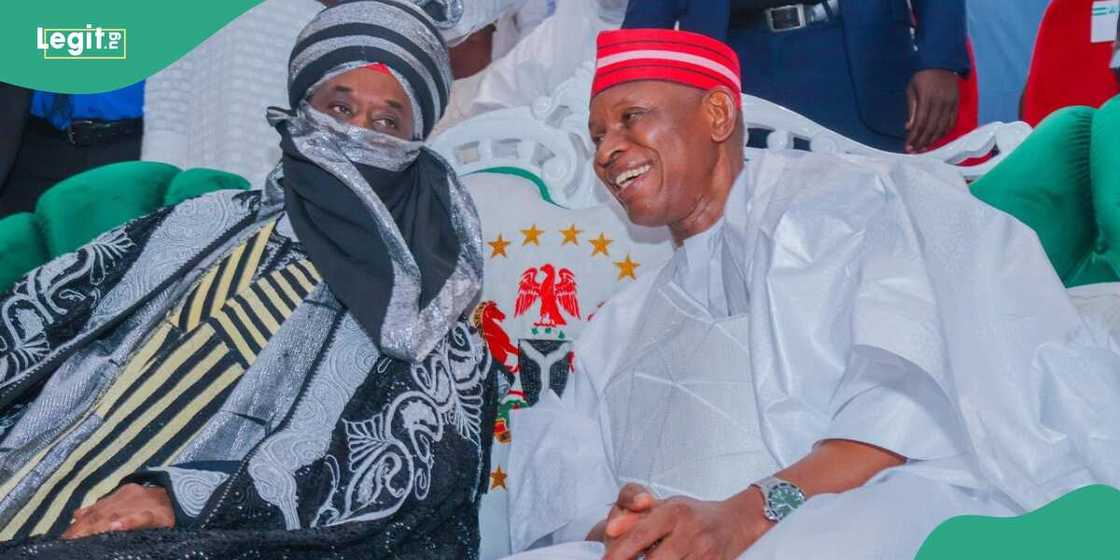 Sanusi defies police order, holds Sallah Durbar in Kano Sanusi defies police order, holds Sallah Durbar in Kano