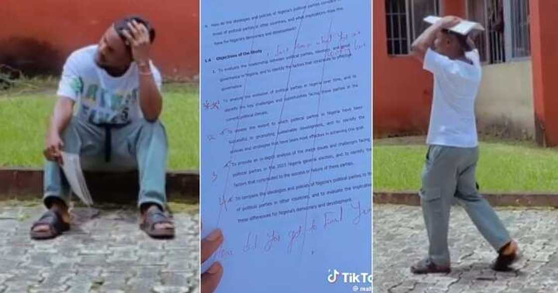 Student in tears after seeing lecturer's remark on project Student in tears after seeing lecturer's remark on project