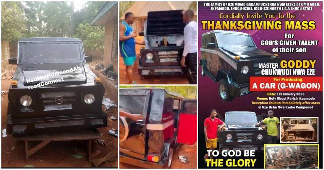 Goody Chukwudi Nwa Eze, 19-year-old boy, thanksgiving mass, Enugu, G-Wagon car Goody Chukwudi Nwa Eze, 19-year-old boy, thanksgiving mass, Enugu, G-Wagon car