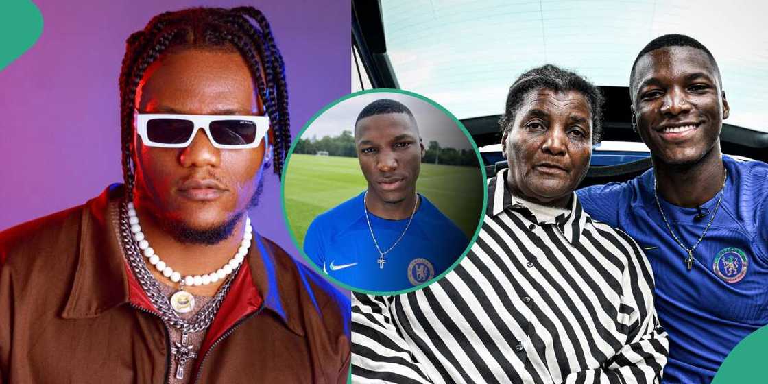 Chelsea, Pheelz, Moises Caicedo Chelsea, Pheelz, Moises Caicedo