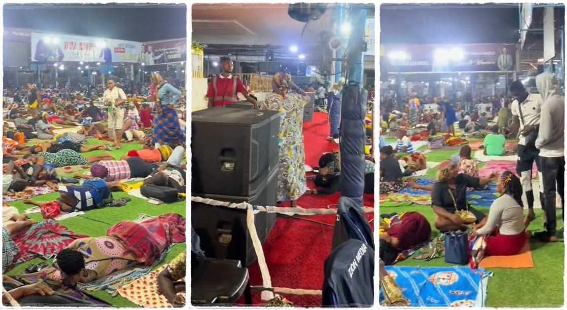 Single people holding a prayer conferece. Single people holding a prayer conferece.