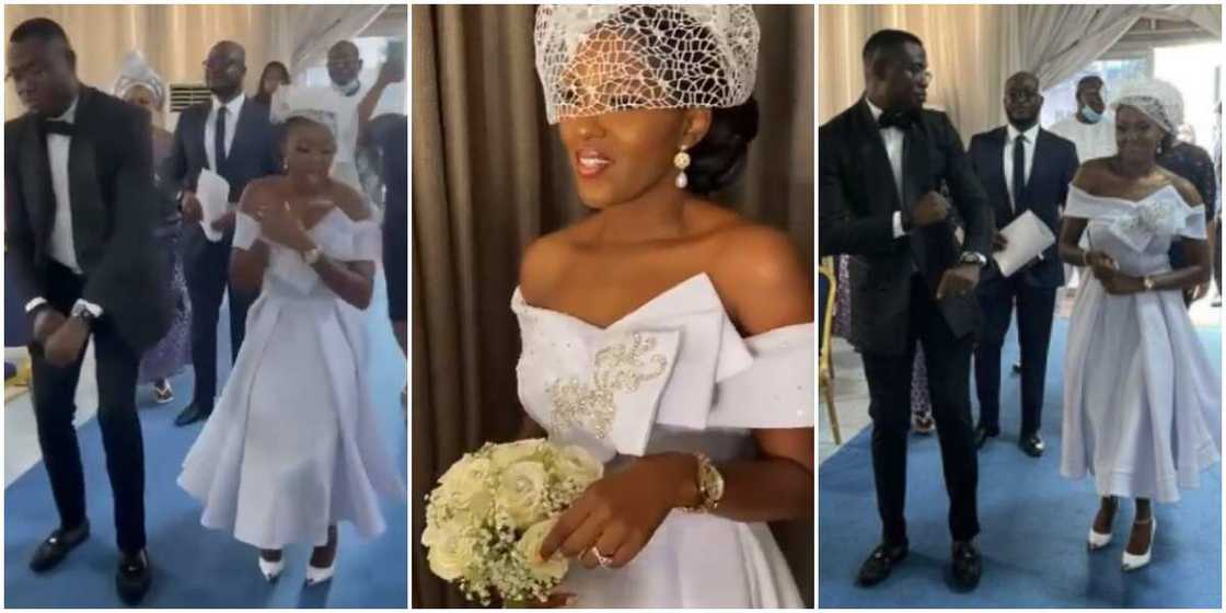 Becoming Mrs: Actress Biola Adebayo Shares Beautiful Video as She Walks Down the Aisle With Lover Becoming Mrs: Actress Biola Adebayo Shares Beautiful Video as She Walks Down the Aisle With Lover