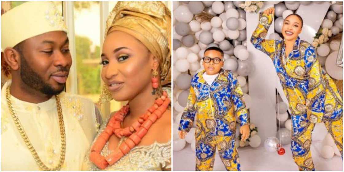 Tonto Dikeh and Churchill Tonto Dikeh and Churchill