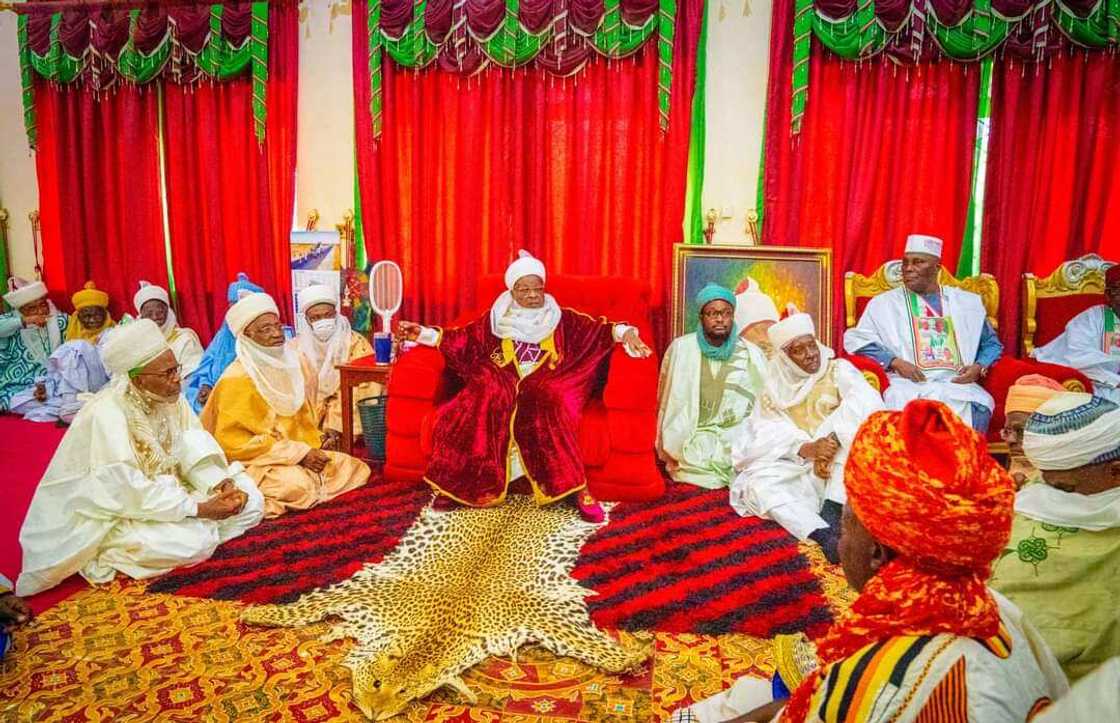 Atiku a fadar Sarkin Katsina.