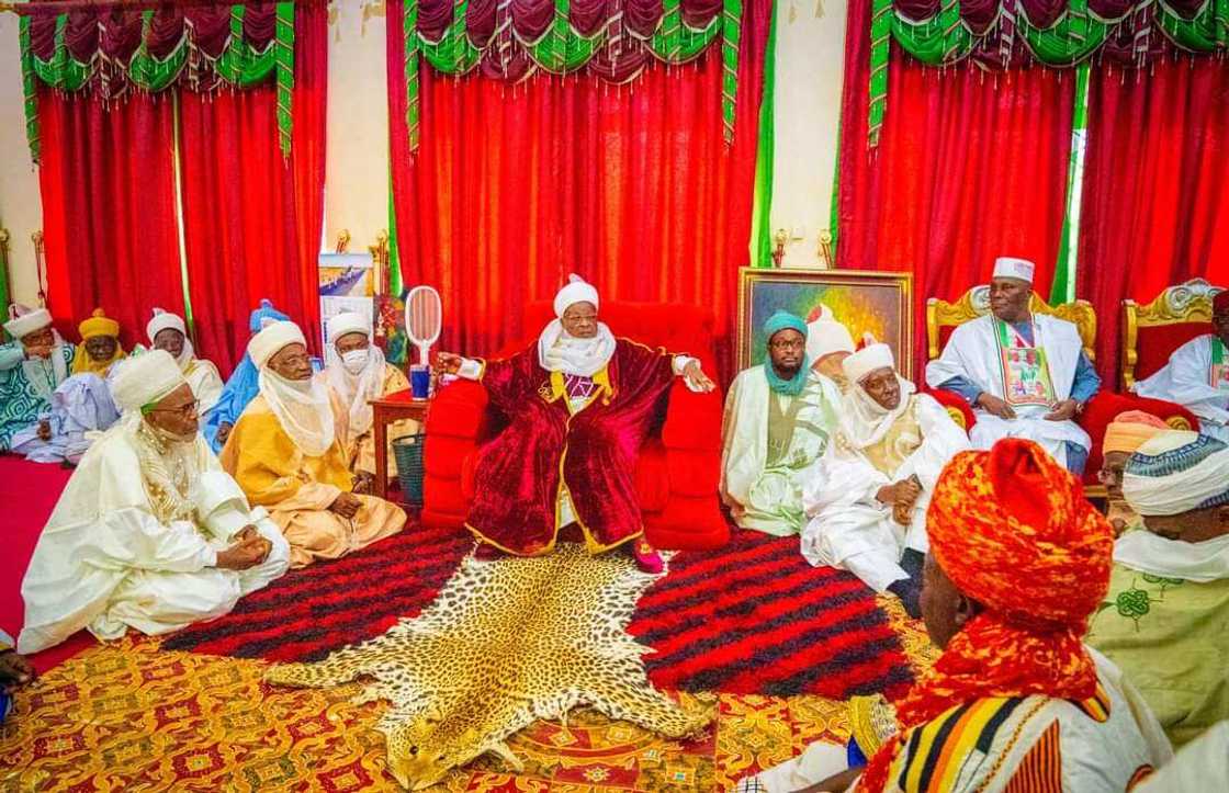 Atiku a fadar Sarkin Katsina. Atiku a fadar Sarkin Katsina.