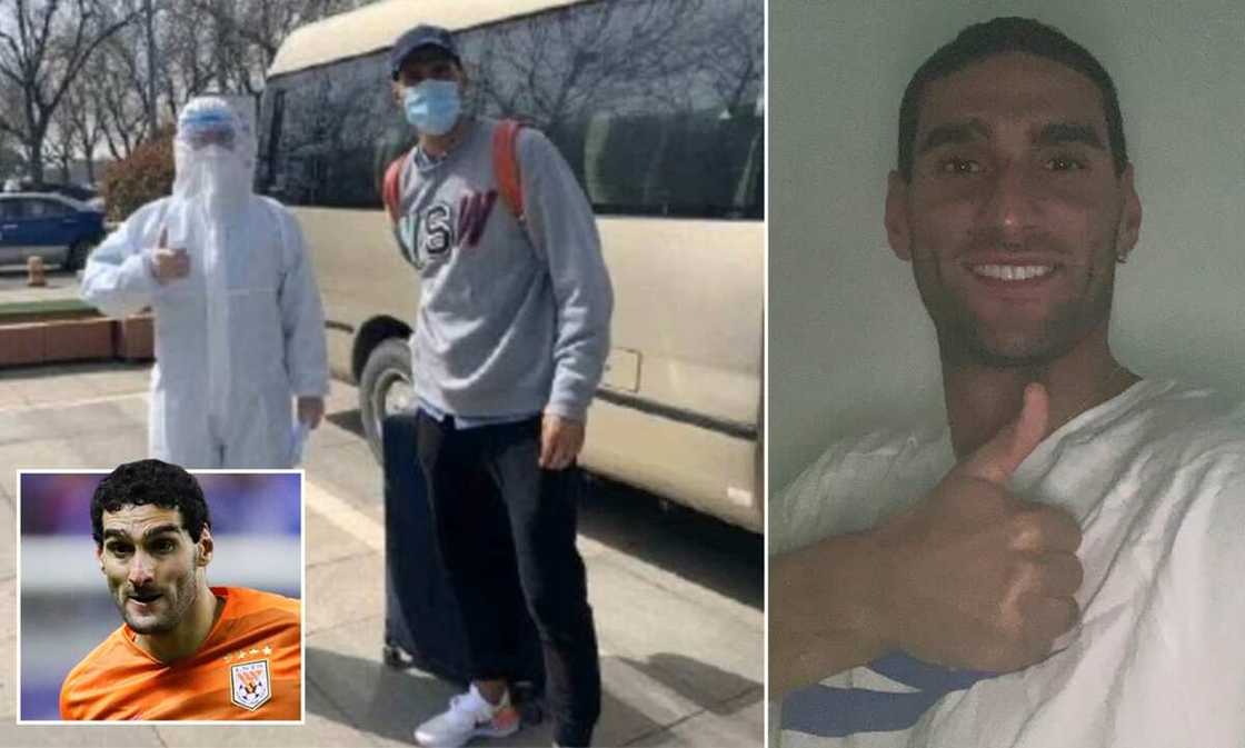 Tsohon dan kwallon Manchester United, Fellaini ya warke daga cutar Coronavirus Tsohon dan kwallon Manchester United, Fellaini ya warke daga cutar Coronavirus