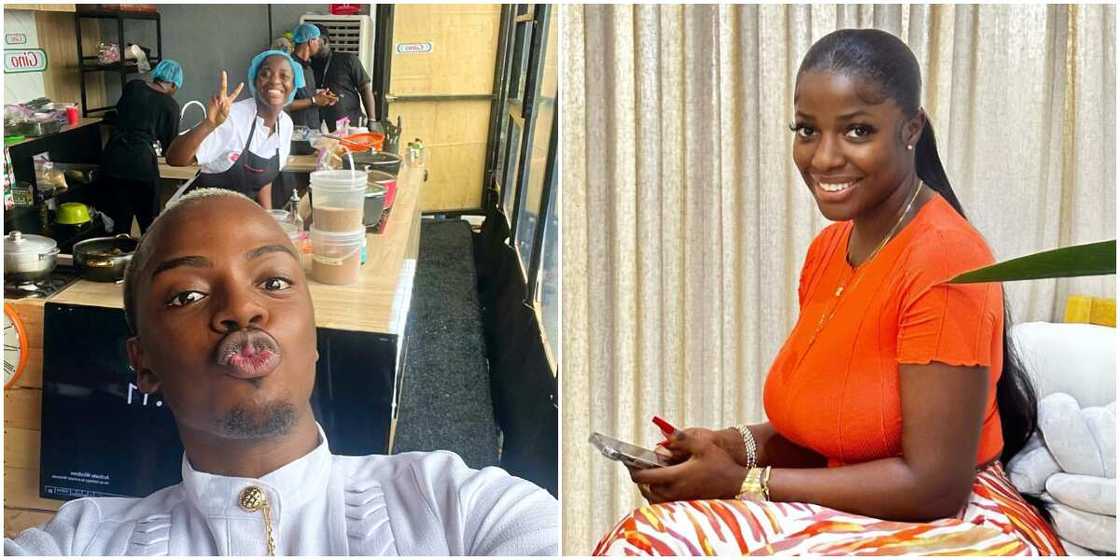 Enioluwa at Hilda Baci's Cool-a-thon, Guinness World Record breaker Hilda Baci Enioluwa at Hilda Baci's Cool-a-thon, Guinness World Record breaker Hilda Baci