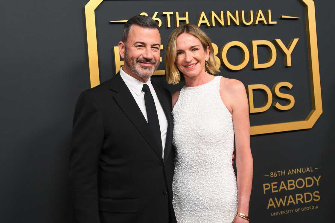 Jimmy Kimmel and Molly McNearney at the 86th Annual Peabody Awards held at the Beverly Wilshire in Los Angeles, California