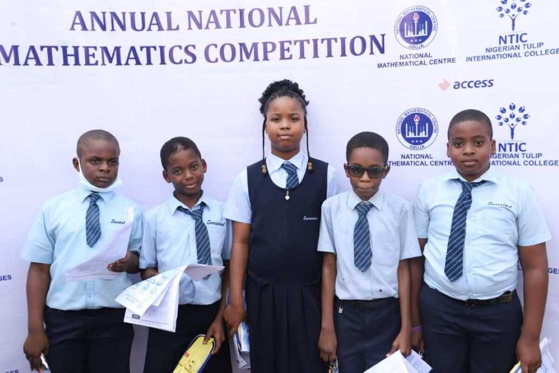 Nigerian school children, the Nigerian Tulip International College, NTIC, mathematics scholarship, national awards. Nigerian school children, the Nigerian Tulip International College, NTIC, mathematics scholarship, national awards.