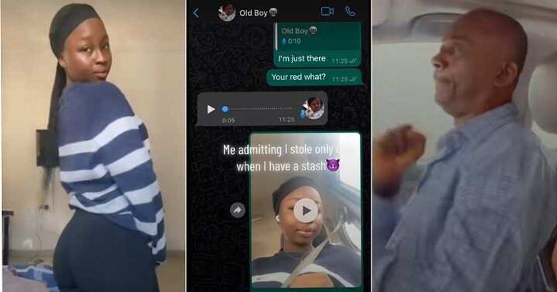 Lady leaks chat with father Lady leaks chat with father