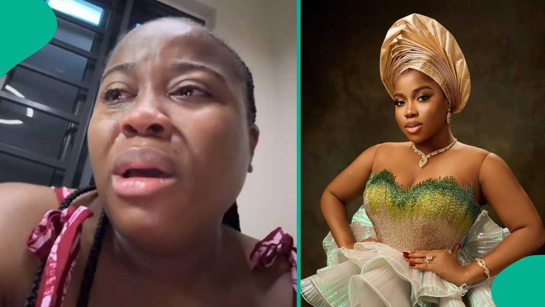 Veekee James tearfully details how she lost one of newborn puppies. Veekee James tearfully details how she lost one of newborn puppies.