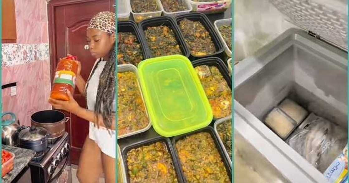 Newly married woman says she cooks once every month Newly married woman says she cooks once every month