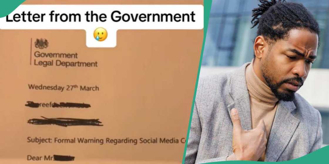 The man shared the nature of the content The man shared the nature of the content