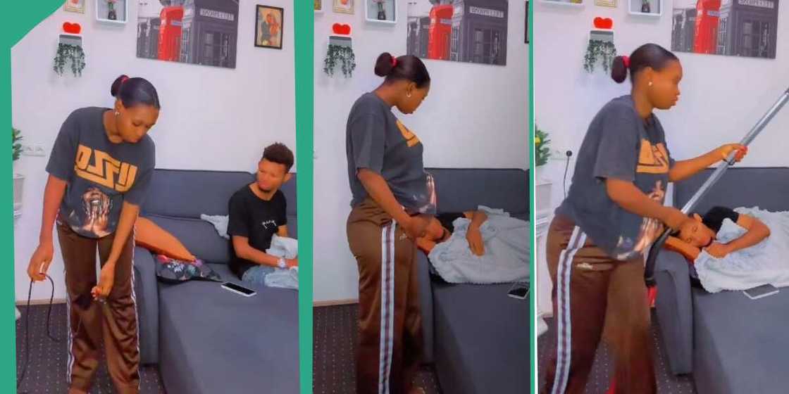 Pregnant woman, sleeping, 12am Pregnant woman, sleeping, 12am