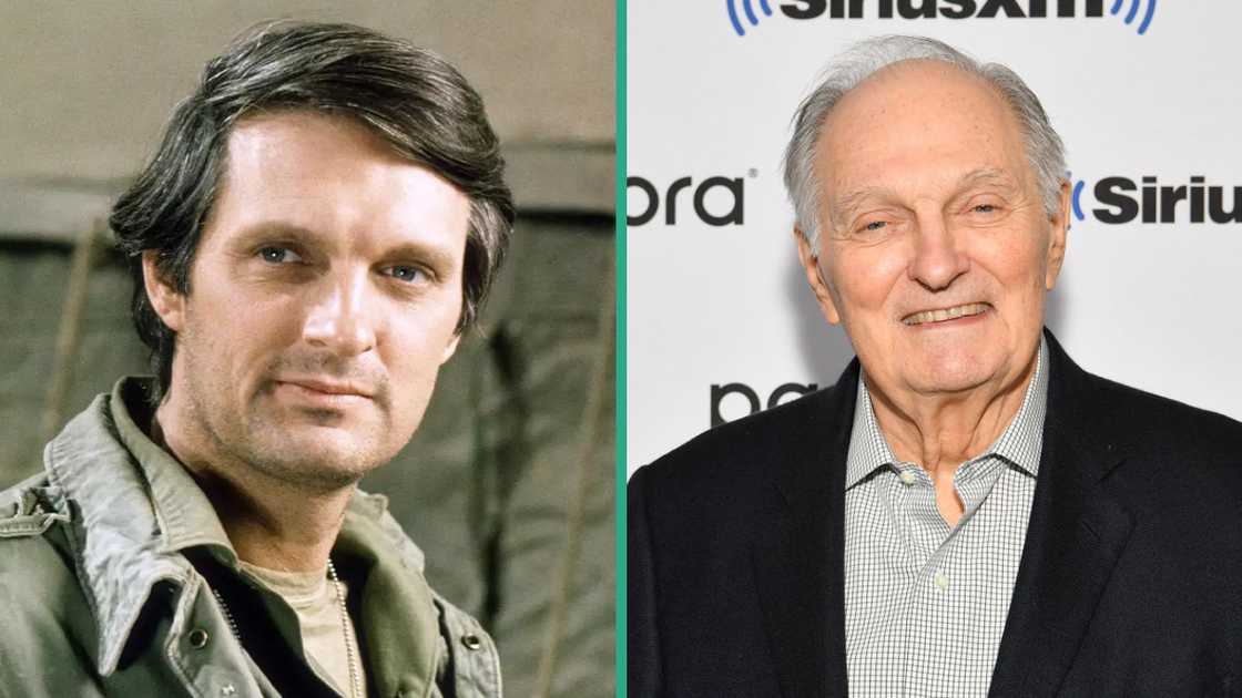 Alan Alda then and now. Alan Alda then and now.