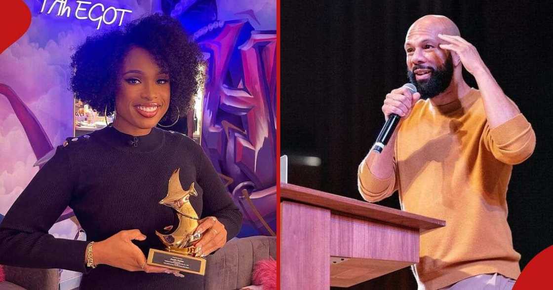 Common and Jennifer Hudson. Common and Jennifer Hudson.