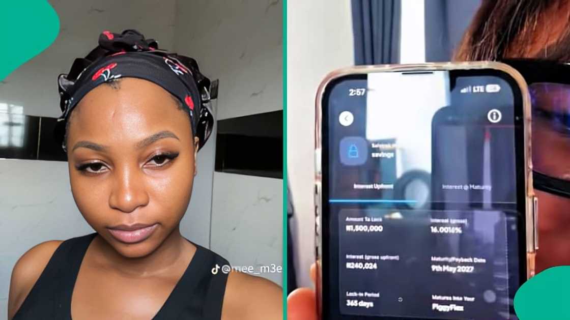 Lady invests N1.5m in PiggyVest SafeLock, reveals how much she'll get after one year