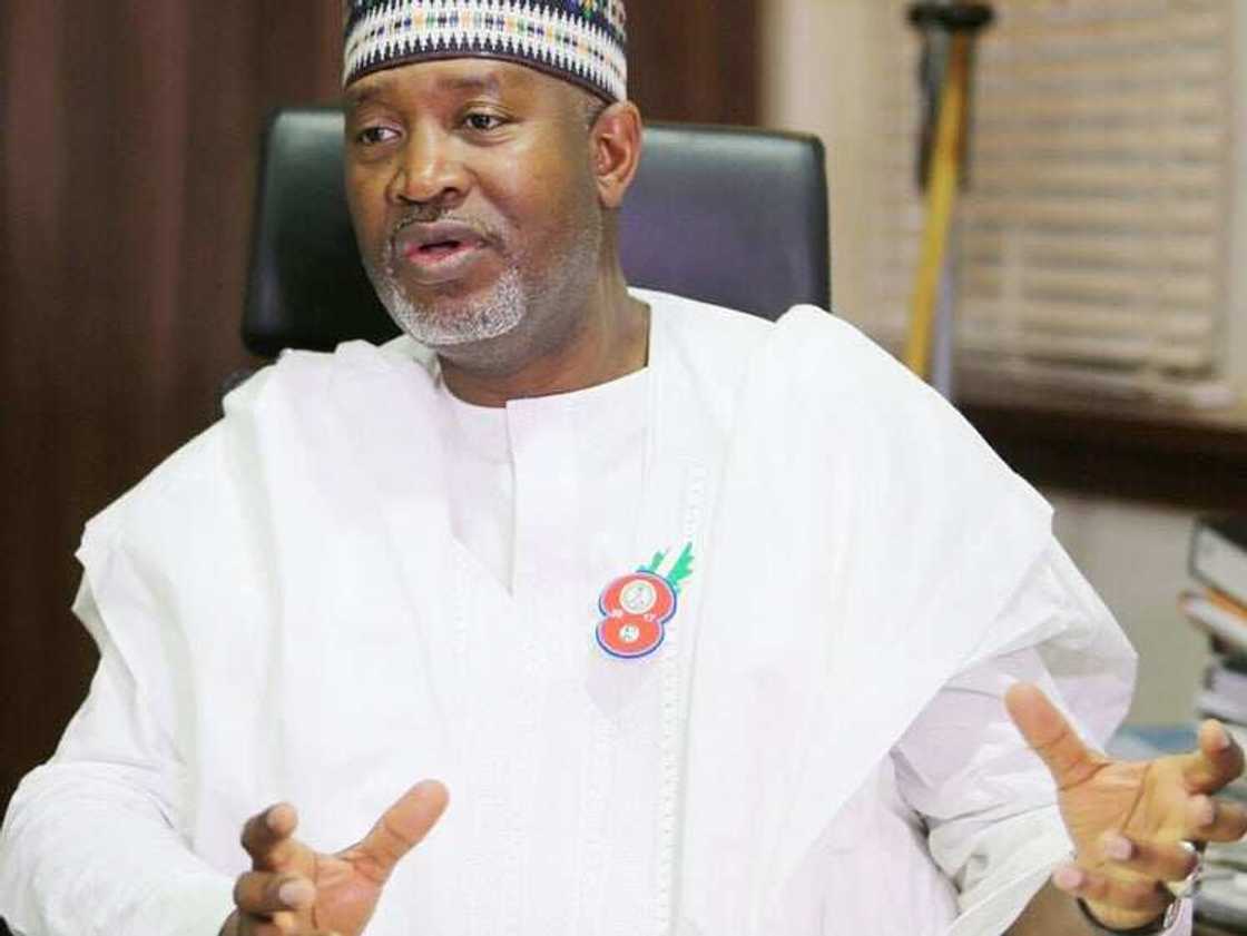 Minister of Aviation Hadi Sirika Minister of Aviation Hadi Sirika