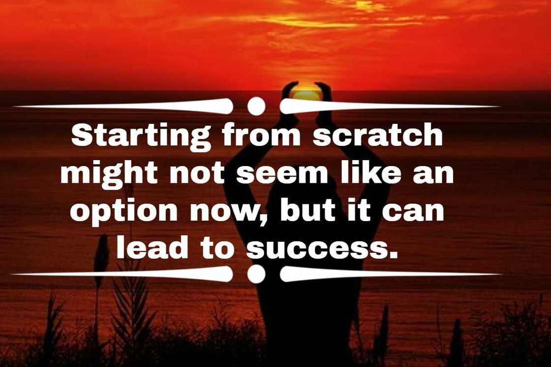 Starting Life From Scratch Quotes 45 Short New Beginning Quotes To