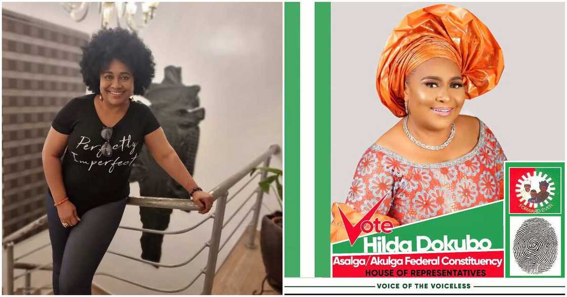 Veteran actress Hilda Dokubo Veteran actress Hilda Dokubo