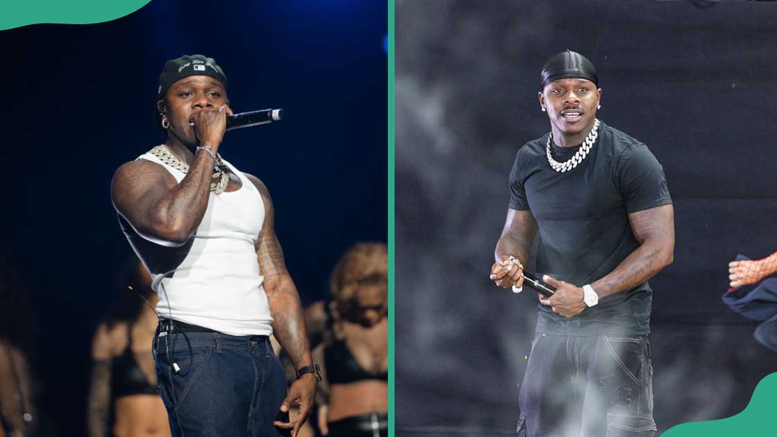 DaBaby performing onstage DaBaby performing onstage