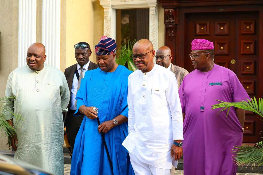 After Sexual Harassment Saga, Senate President Godswill Akpabio Visits FCT Minister Wike in Abuja