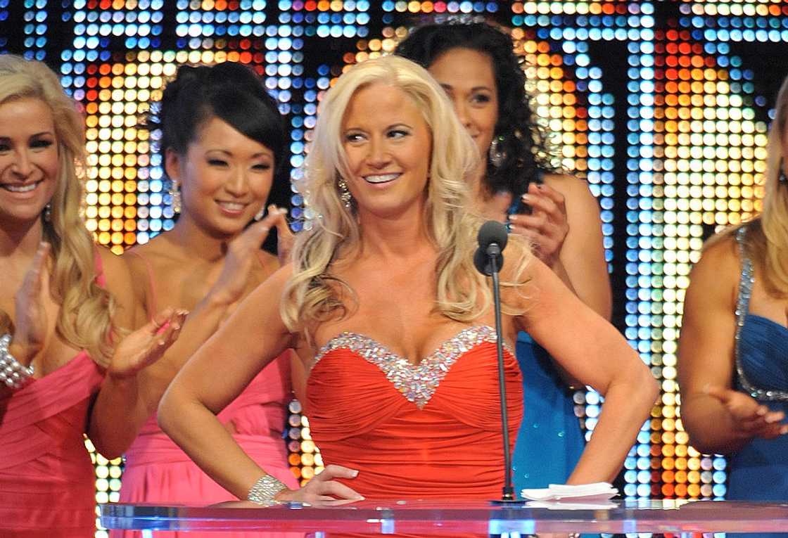 Sunny attends the 2011 WWE Hall Of Fame Induction Ceremony