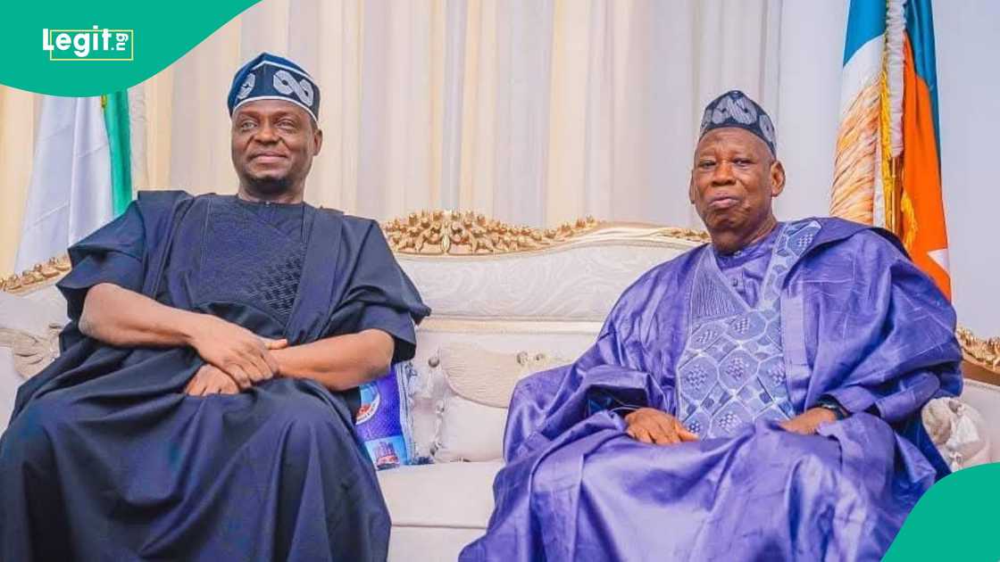 Nentawe Yilwatda, APC national chairman, has declared Abdullahi Ganduje, as the co-chairman of the party. Nentawe Yilwatda, APC national chairman, has declared Abdullahi Ganduje, as the co-chairman of the party.