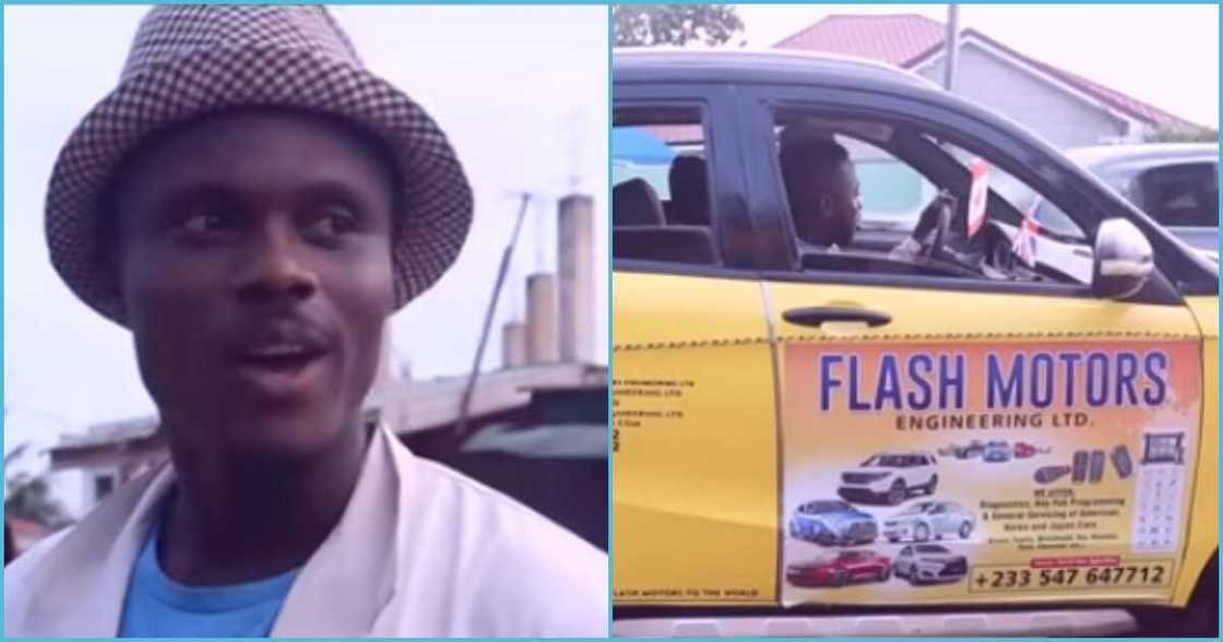 Ghanaian man builds electric car