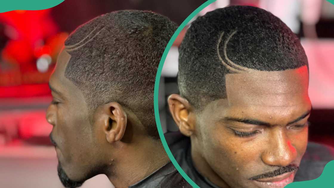 A dramatic skin fade hairstyle for men A dramatic skin fade hairstyle for men