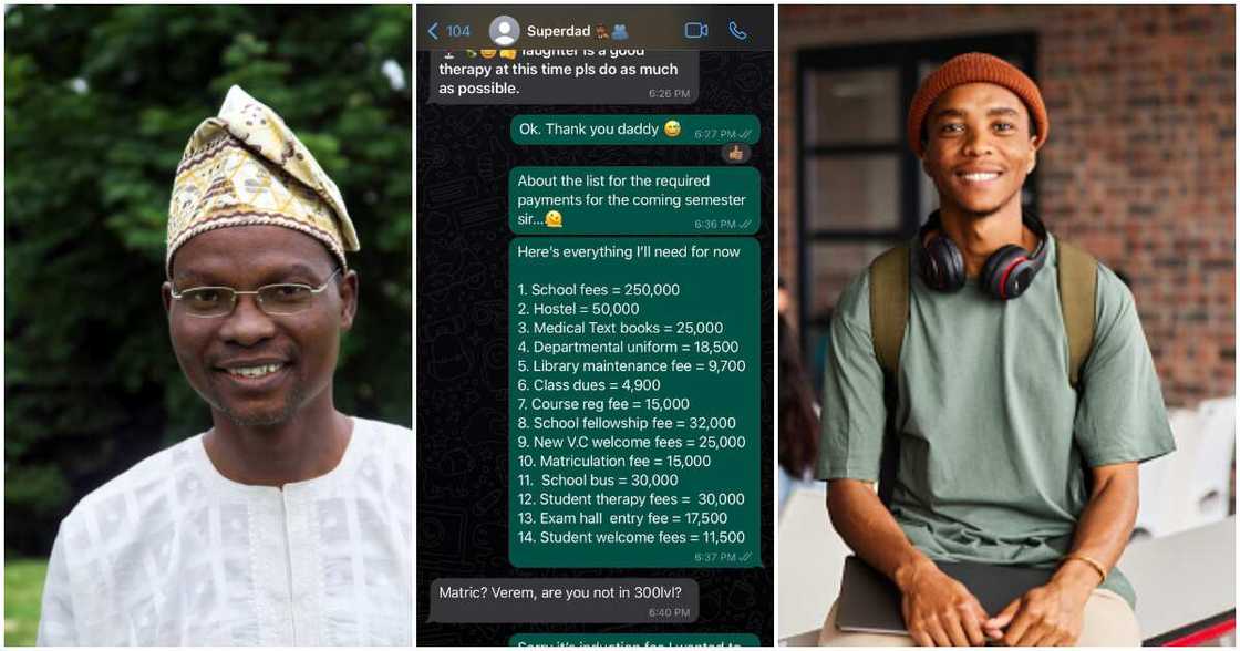 School list, dad School list, dad