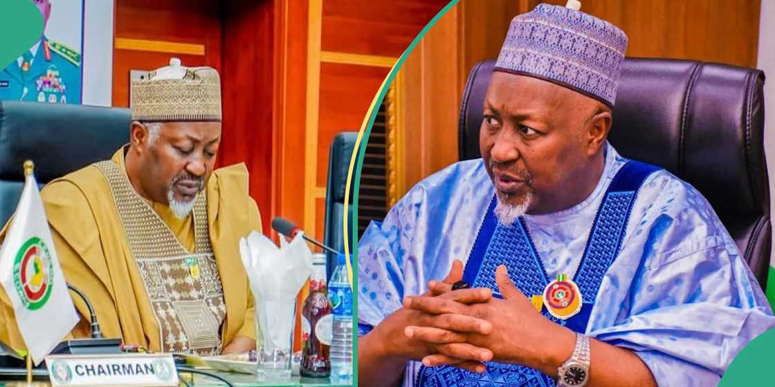 The Nigeria minister of defense The Nigeria minister of defense