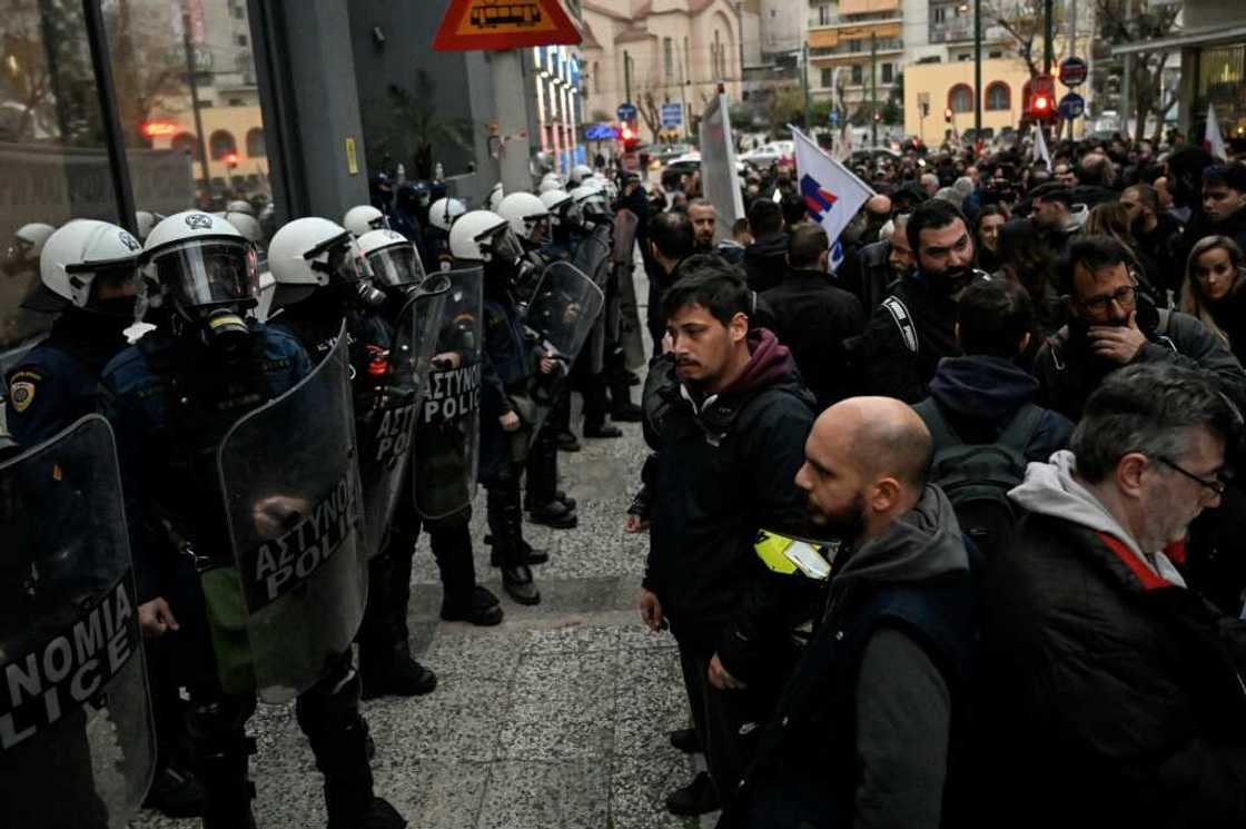 The train tragedy led to mass protests in Athens and elsewhere The train tragedy led to mass protests in Athens and elsewhere