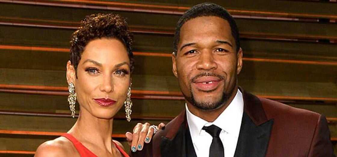 Wanda Hutchins and Michael Strahan Wanda Hutchins and Michael Strahan