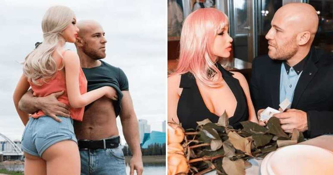 Yuri Tolochko: Bodybuilder marries doll after months of romance Yuri Tolochko: Bodybuilder marries doll after months of romance