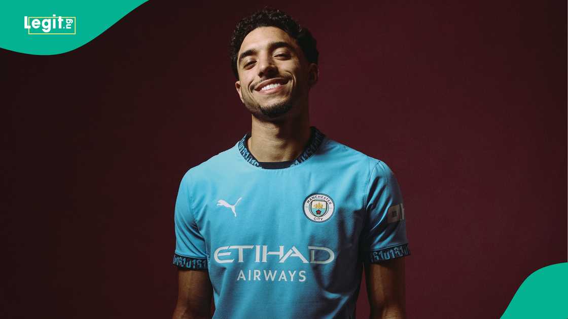 Omar Marmoush, Manchester City, Manchester, England, Premier League. Omar Marmoush, Manchester City, Manchester, England, Premier League.