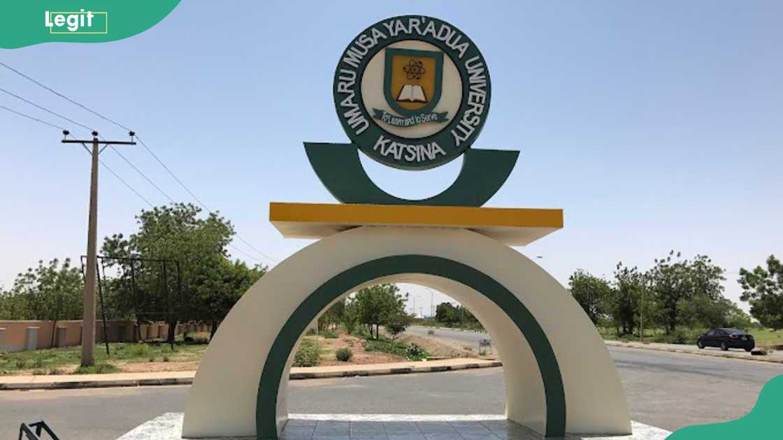 Umaru Musa Yar’Adua University (UMYU) signpost Umaru Musa Yar’Adua University (UMYU) signpost