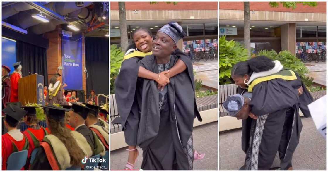 Dad back carries daughter, Nigerian dad carries daughter, first-class, lovely father and daughter moment Dad back carries daughter, Nigerian dad carries daughter, first-class, lovely father and daughter moment