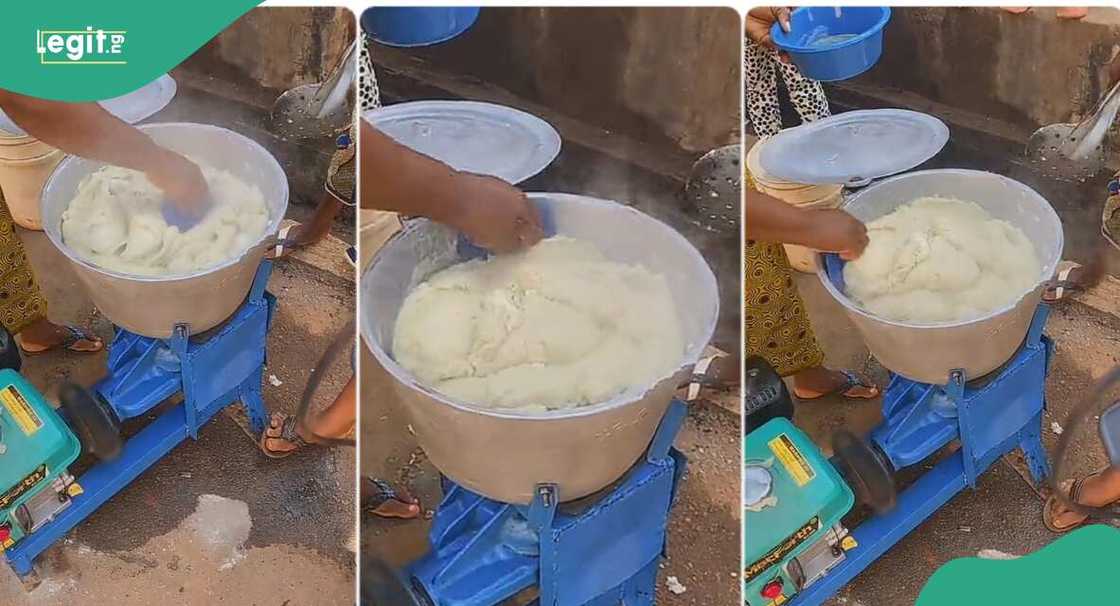 Photo of the pounded yam Photo of the pounded yam