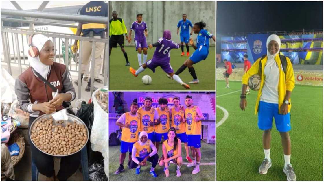 Female footballer/making it in sport. Female footballer/making it in sport.