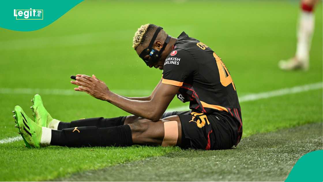 Victor Osimhen, Galatasaray, AFC Ajax, Johan Cruyff Arena, Amsterdam, Netherlands, UEFA Europa League. Victor Osimhen, Galatasaray, AFC Ajax, Johan Cruyff Arena, Amsterdam, Netherlands, UEFA Europa League.