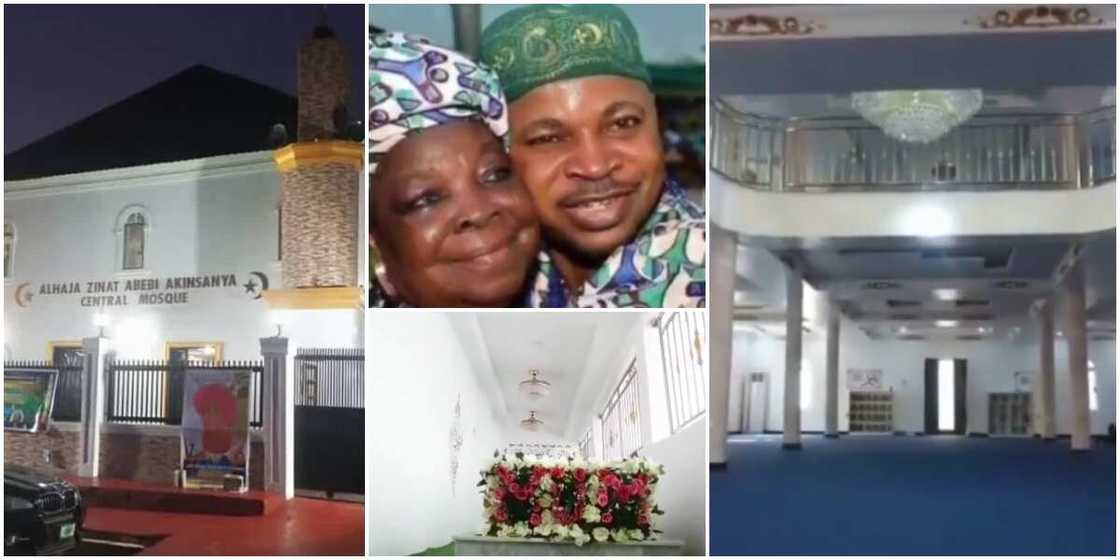 Inside Gigantic Mosque MC Oluomo Built in Honour of Late Mother Alhaja Sinatu Abebi Akinsanya Inside Gigantic Mosque MC Oluomo Built in Honour of Late Mother Alhaja Sinatu Abebi Akinsanya
